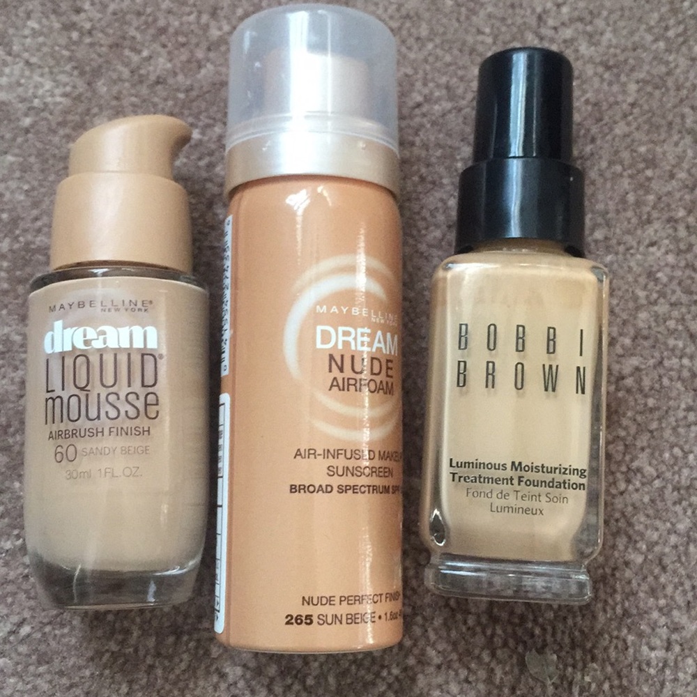 Lot of 3 foundations